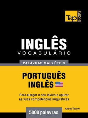 cover image of Vocabulário Português-Inglês americano